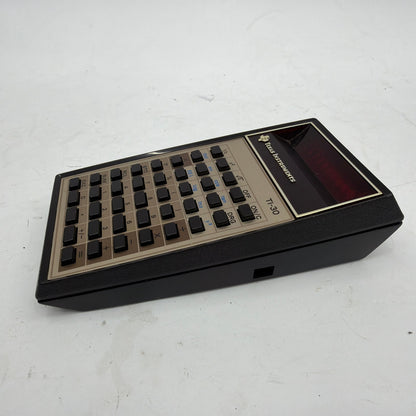 Texas Instruments TI-30 Vintage Scientific Calculator Red LED Display Tested