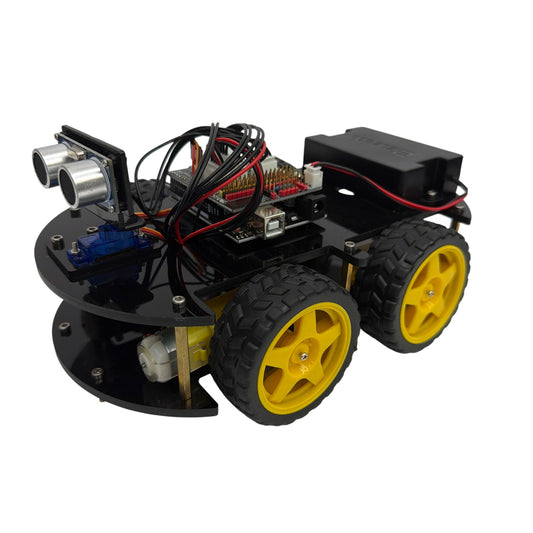 ELEGOO Smart Robot Car DIY Arduino Robot Kit 4WD Turns On Untested
