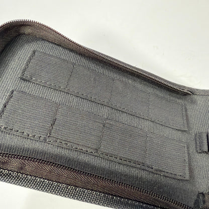 Nintendo 3DS Zipper Carrying Case Black Gray