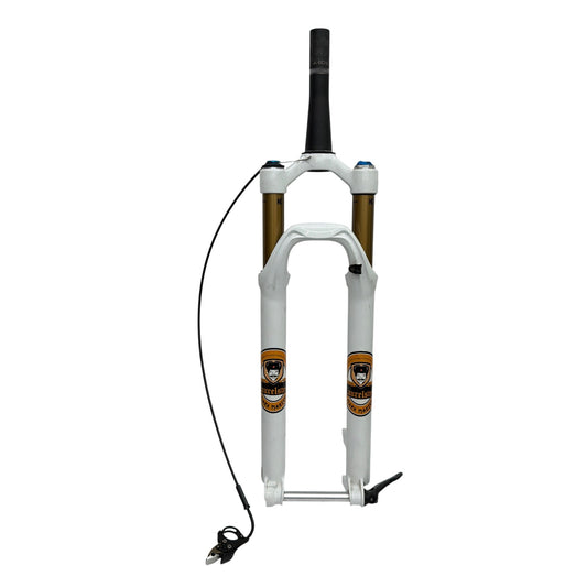 Fox 32 Float Factory CTD FIT 27.5 Suspension Fork 100mm Kashima White w Remote