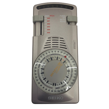 Seiko SQ-88 Quartz Metronome Made in Japan Silver