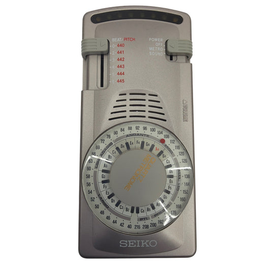 Seiko SQ-88 Quartz Metronome Made in Japan Silver