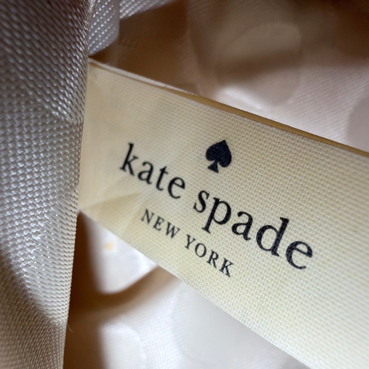 Kate Spade New York Black & Cream Leather Bow Crossbody Bag