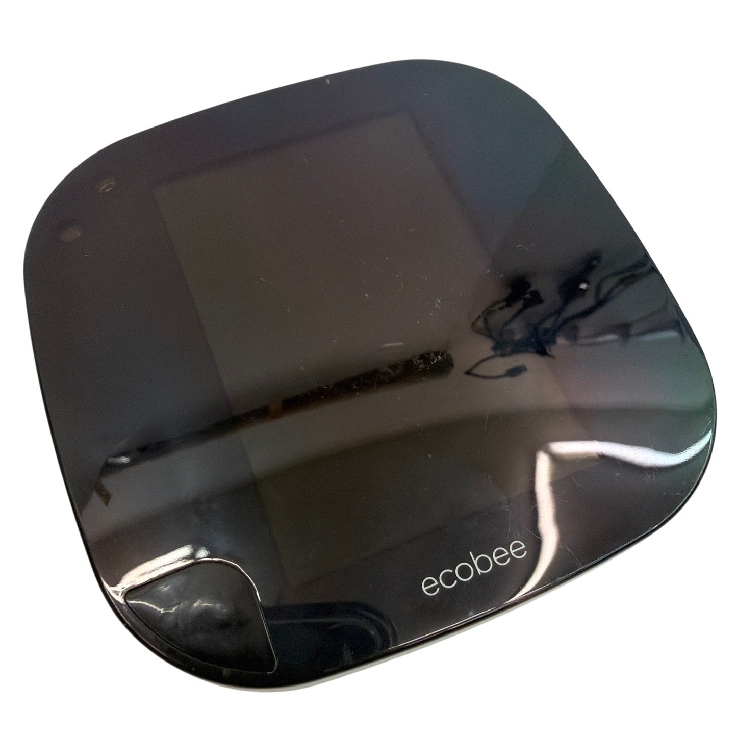 ecobee3 Smart Thermostat EB-STATZE3-02 Black With Mounting Plate and Trim Untest