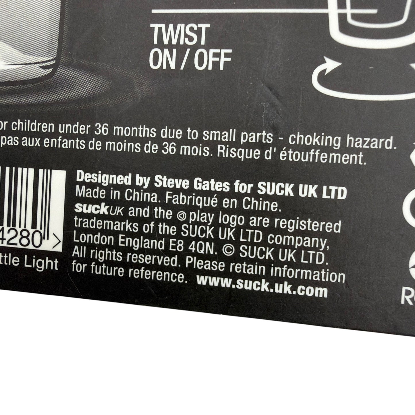 Suck UK USB Rechargeable Bottle Light LED Cork LIGHTBOTTLE1 New