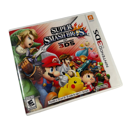Super Smash Bros for Nintendo 3DS Empty Case and Manual No Game
