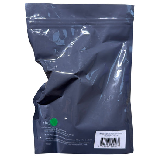 Ring Privacy Kit for Indoor Cam (White) – Cover Only, Missing Power Adapter