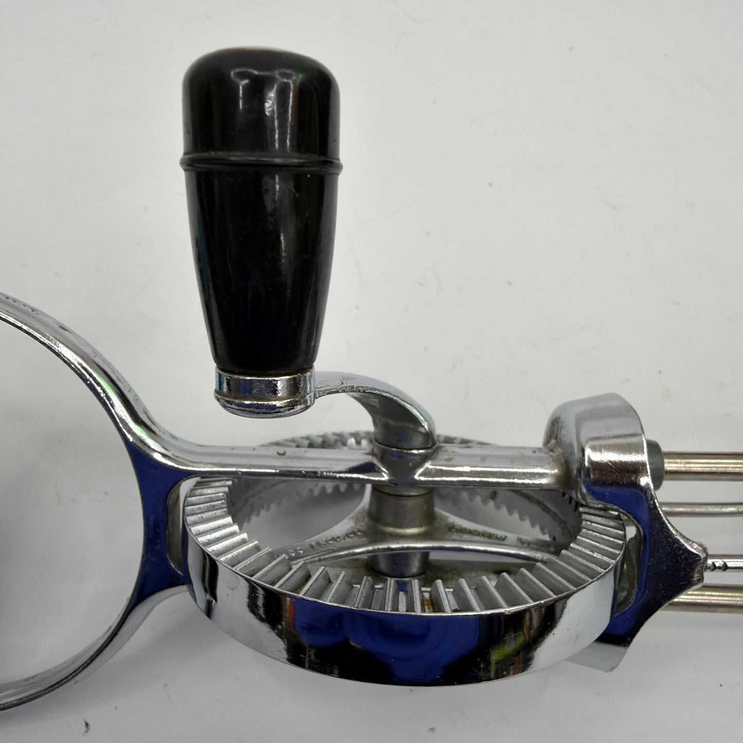 Vintage EKCO Hand Crank Egg Beater 12in Made in USA