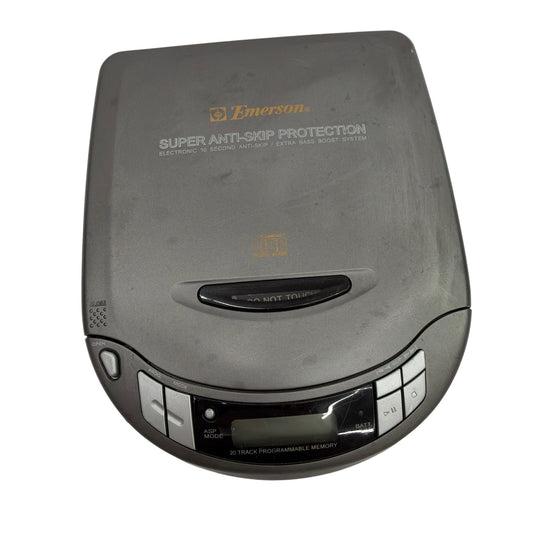 Emerson HD7057 Portable CD Player Super Anti-Skip Gray