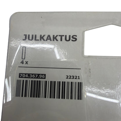 IKEA JULKAKTUS Elastic Strap Sheet Holders White 4-Pack 704.367.96