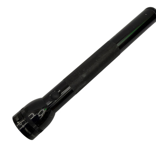 Mag-Lite 4D Cell Black Aluminum Flashlight Tested Working Made in USA