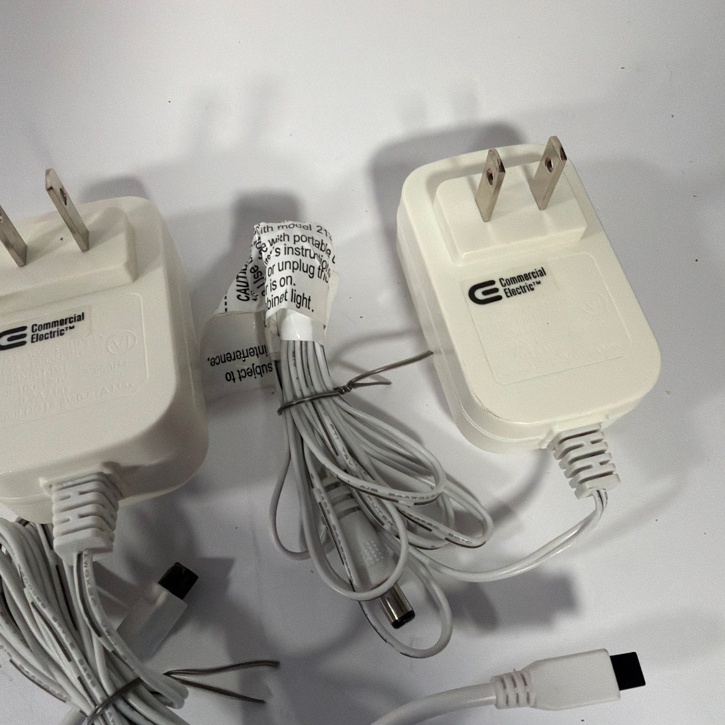 6 RGB LED Puck Lights Under Cabinet Kit w/ 2 Remotes & 2 Power Adapters Tested