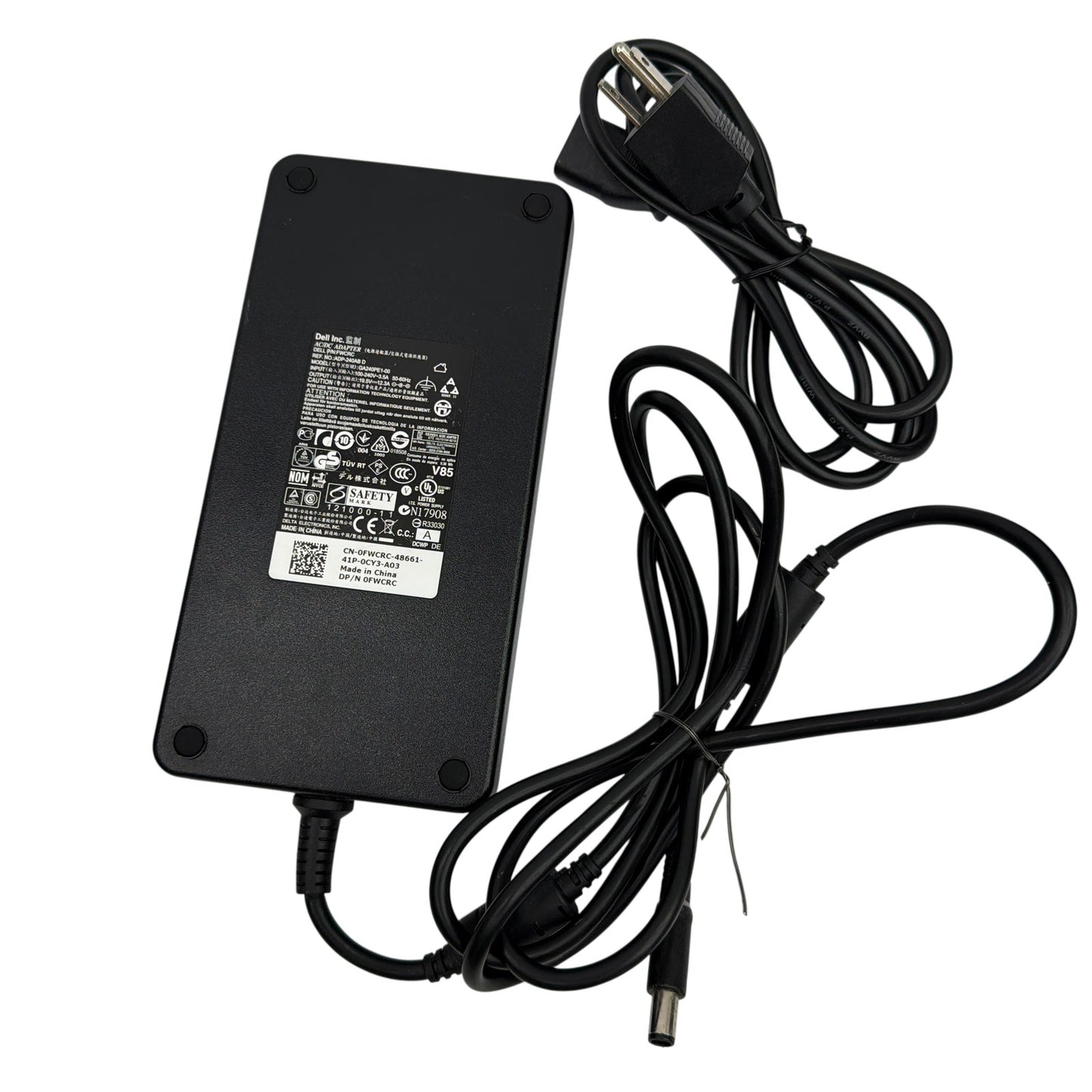 Dell GA240PE1-00 240W AC Adapter 19.5V 12.3A FWCRC with Power Cord