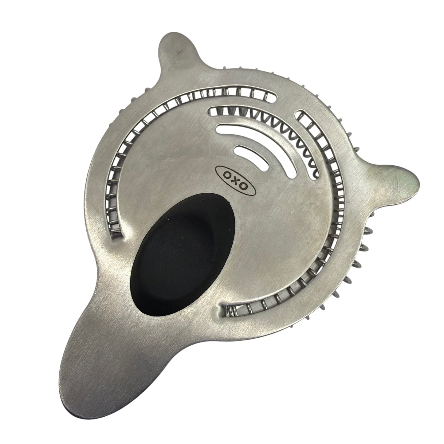 OXO Stainless Steel Cocktail Strainer With Spring Coil and Soft Grip