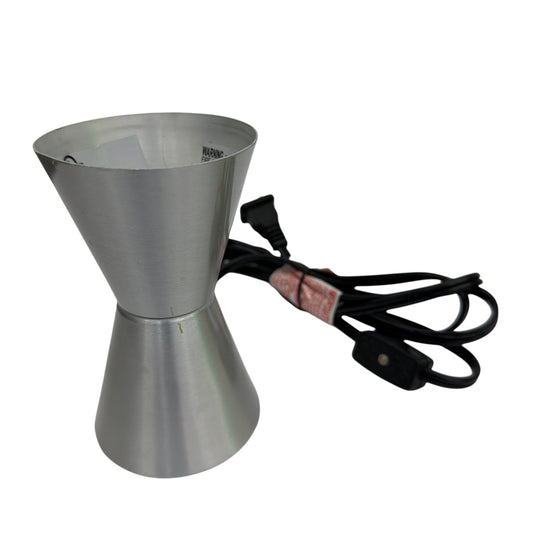 Motion and Glitter Lamp Model 1900 Silver 3in Diameter Tested Working No Bulb