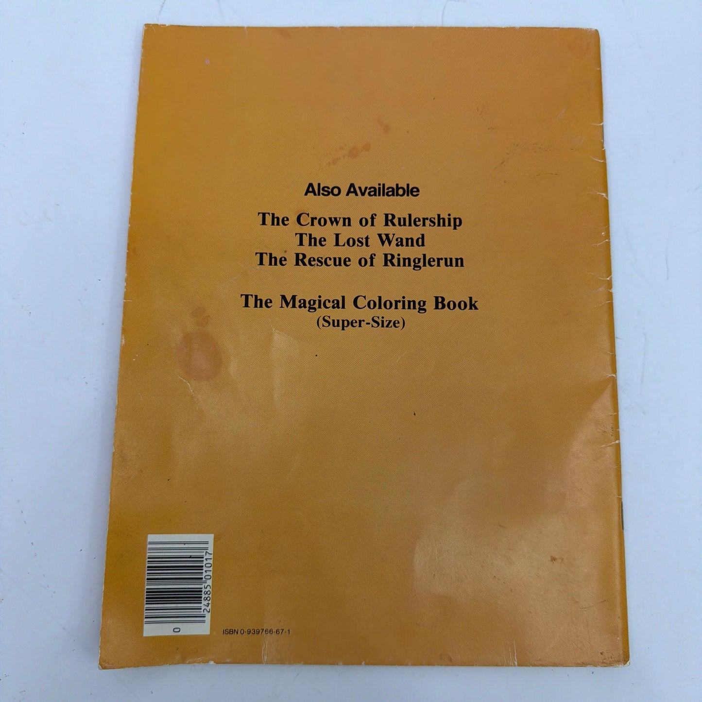 1983 Advanced Dungeons & Dragons Characters Coloring Book TSR Marvel ISBN 0-9397