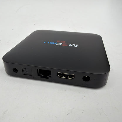 M9C Pro 4K Android TV Box 8GB Media Streamer with Power Adapter