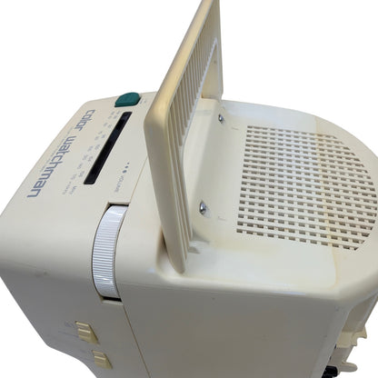 Sony Color Watchman FDT-5BX5 5-Inch Portable CRT TV AM/FM Radio Beige