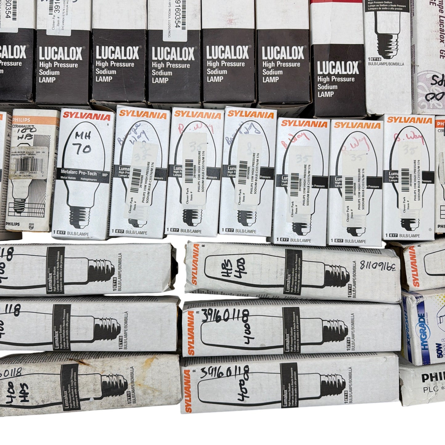 Large Mixed Lot HID / HPS / Metal Halide & Halogen Lamps + Ballasts – School Sur