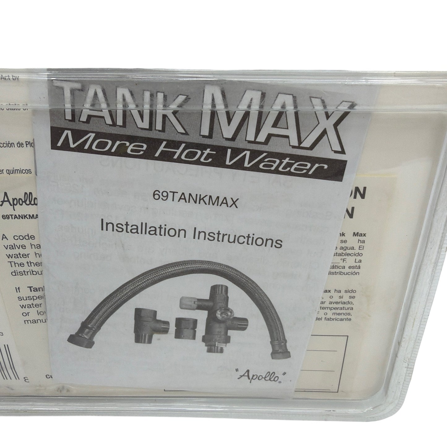 Apollo TankMax More Hot Water Mixing Valve Kit 69TANKMAX – Cracked Packaging