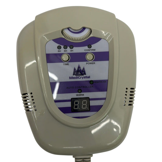 MediCrystal Amethyst Mat Pro Auto Controller Replacement Unit Beige Purple