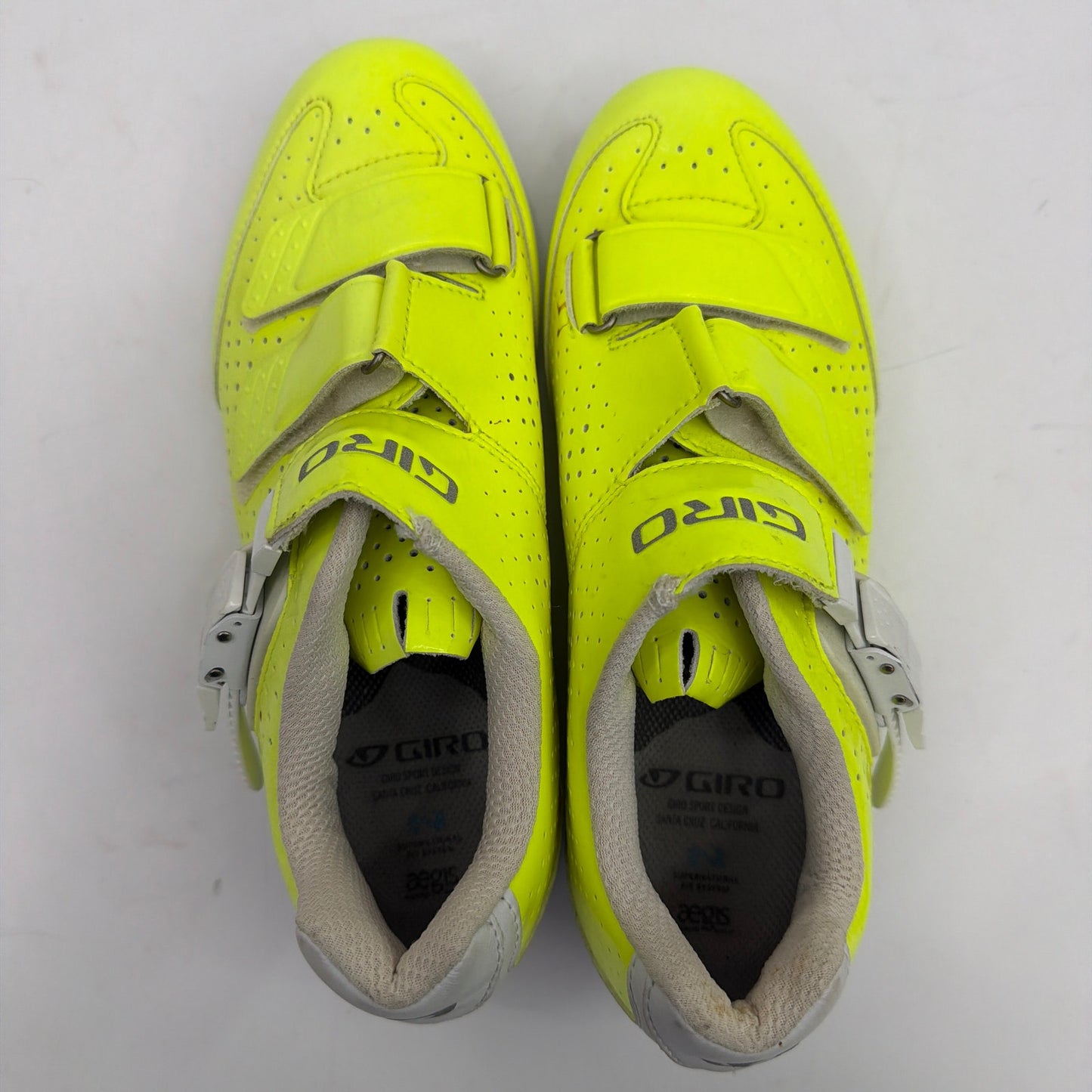 Giro Espada E70 Women’s Road Cycling Shoes Hi-Vis Yellow EU 39 US 7.5 No Cleats
