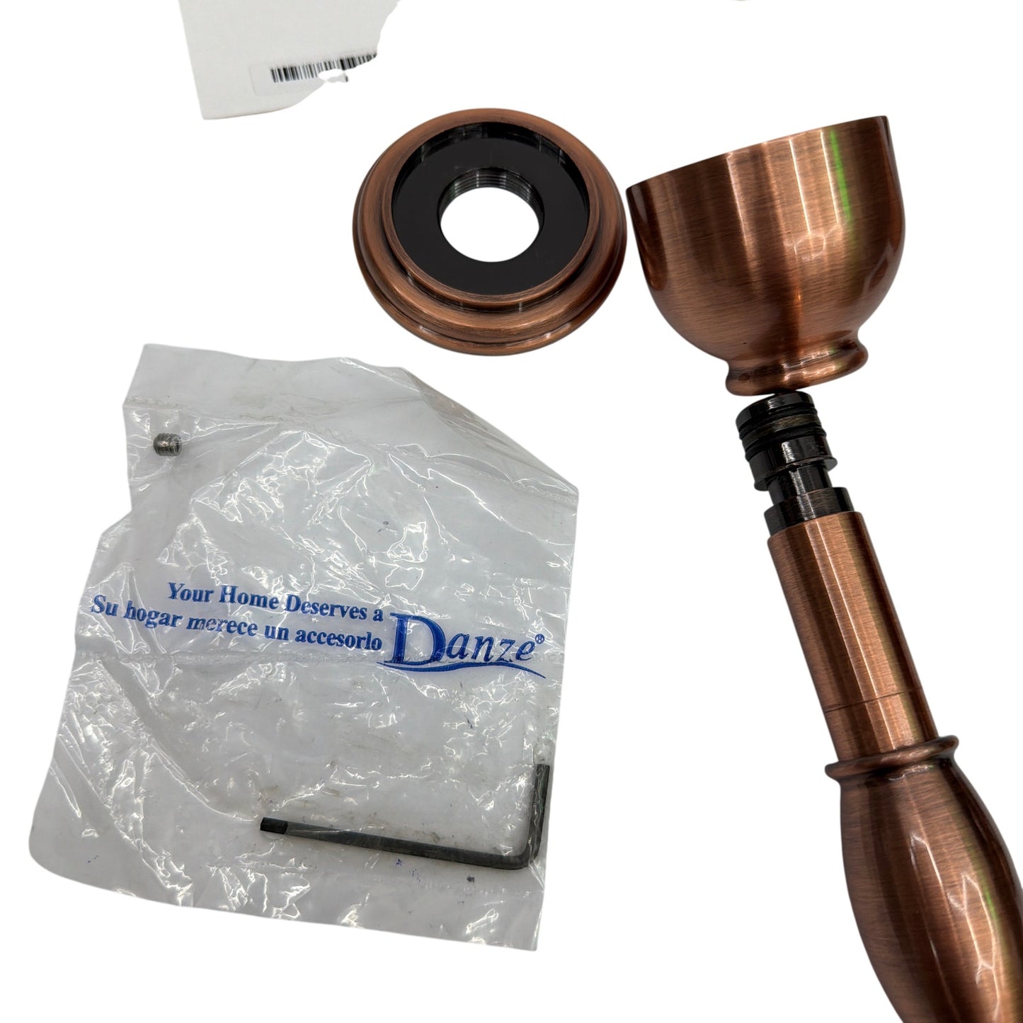 Danze D216557 Single Handle Wall Mount Faucet Trim Kit Tumbled Bronze – Missing