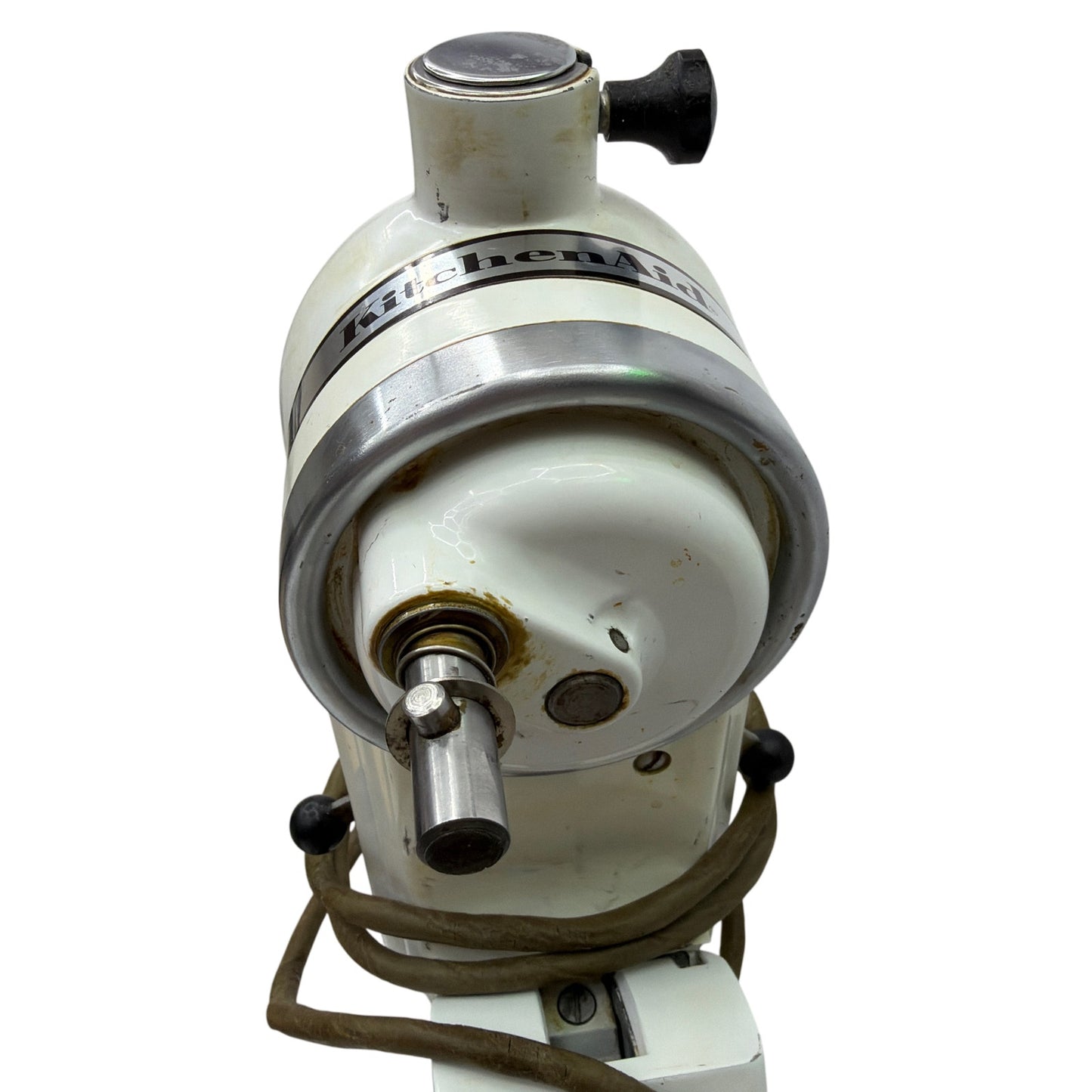 Vintage KitchenAid Hobart K45 Tilt-Head Stand Mixer White Parts/Repair with Bowl