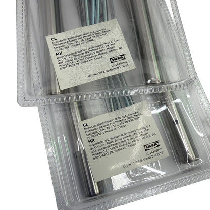 Lot of 2 IKEA KALLRÖR Stainless Steel Handles 213 mm 160 mm CC 503.570.02