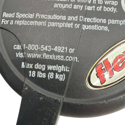 Flexi Mini Retractable Dog Leash Cord Black Up to 18 lb Made in Germany