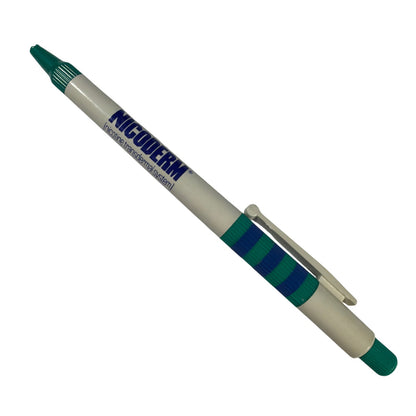 Nicoderm Nicotine Transdermal System Promotional Ballpoint Pen White/Green
