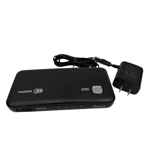 Rocketfish 4-Port HDMI Switch 3D HDMI Selector with Power Adapter