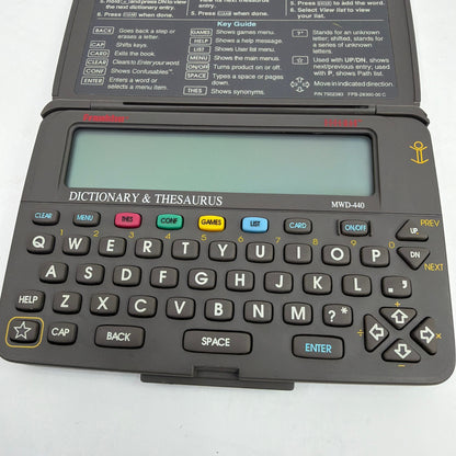 Franklin Bookman MWD-440 Electronic Dictionary & Thesaurus Tested Working
