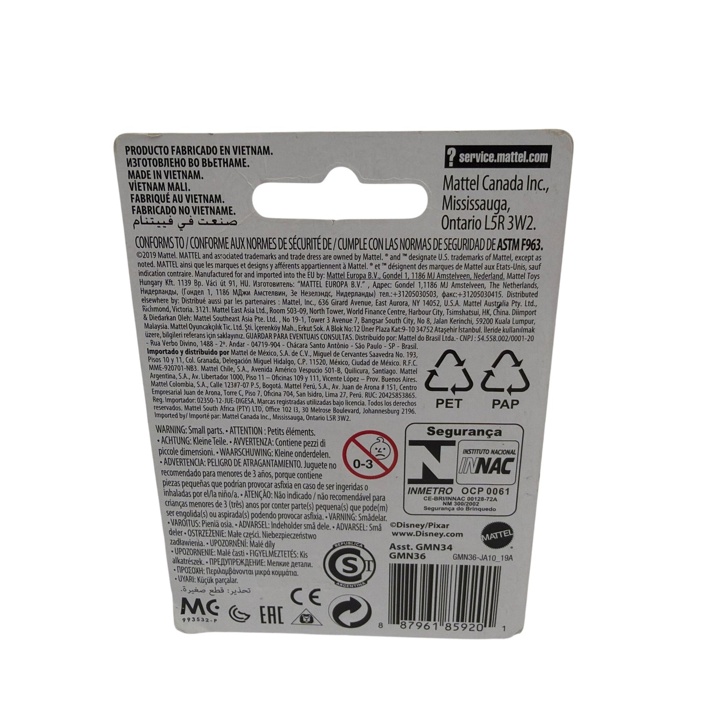 Mattel Disney Pixar Monsters Inc Sulley Mini Figure GMN36 New Sealed