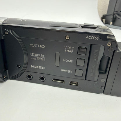 Canon VIXIA HF R300 Camcorder Black Tested Working
