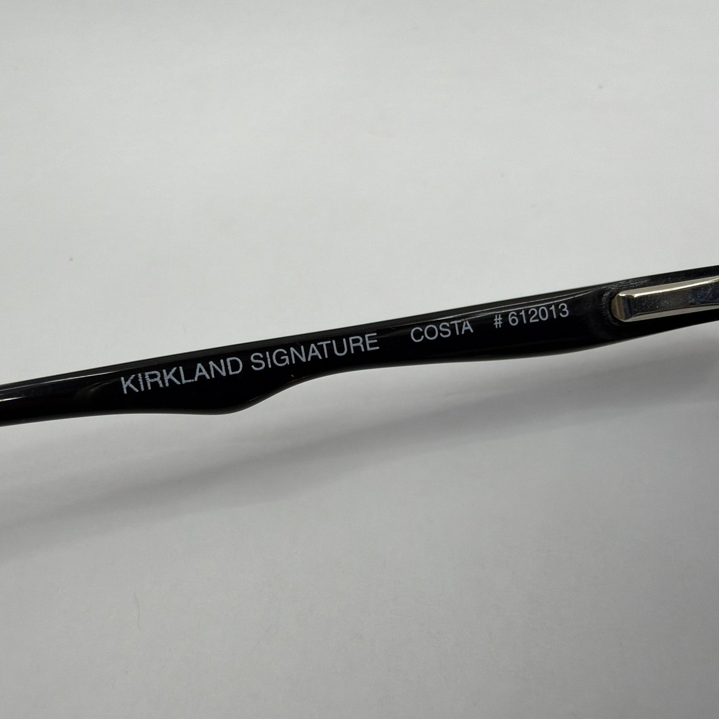 Kirkland Signature Costa 612013 Sunglasses Frame Silver Black With Costco Case