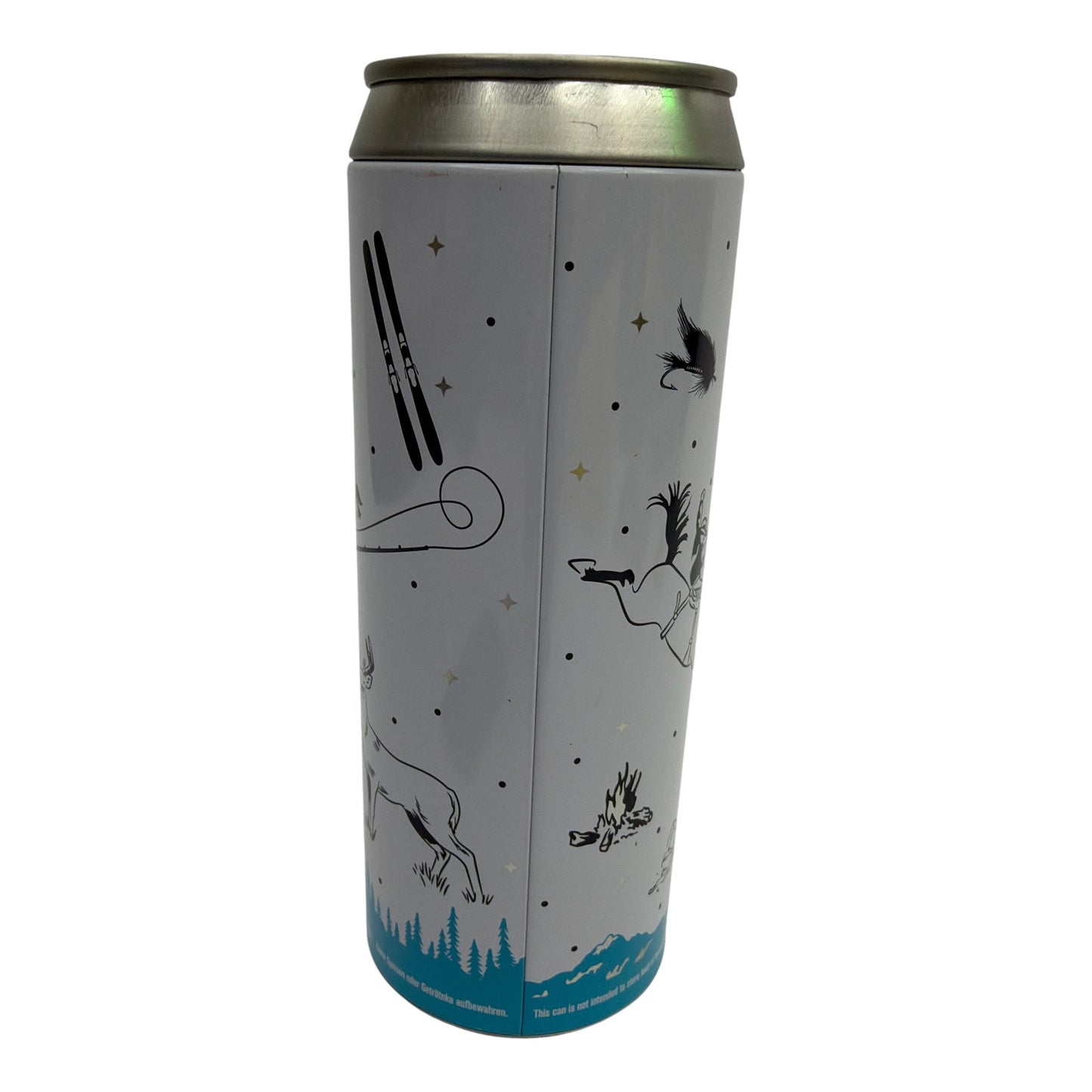 YETI Collector Can Style Storage Tin with Sticker and Registration Cards
