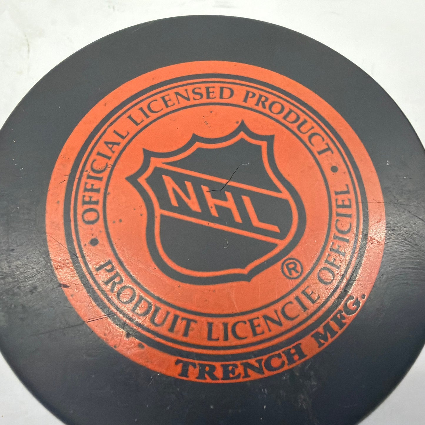 Calgary Flames Official Licensed NHL Hockey Puck 3 Inch Trench Mfg