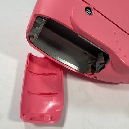 Fujifilm Instax Mini 9 Instant Film Camera Flamingo Pink Tested Working Missing