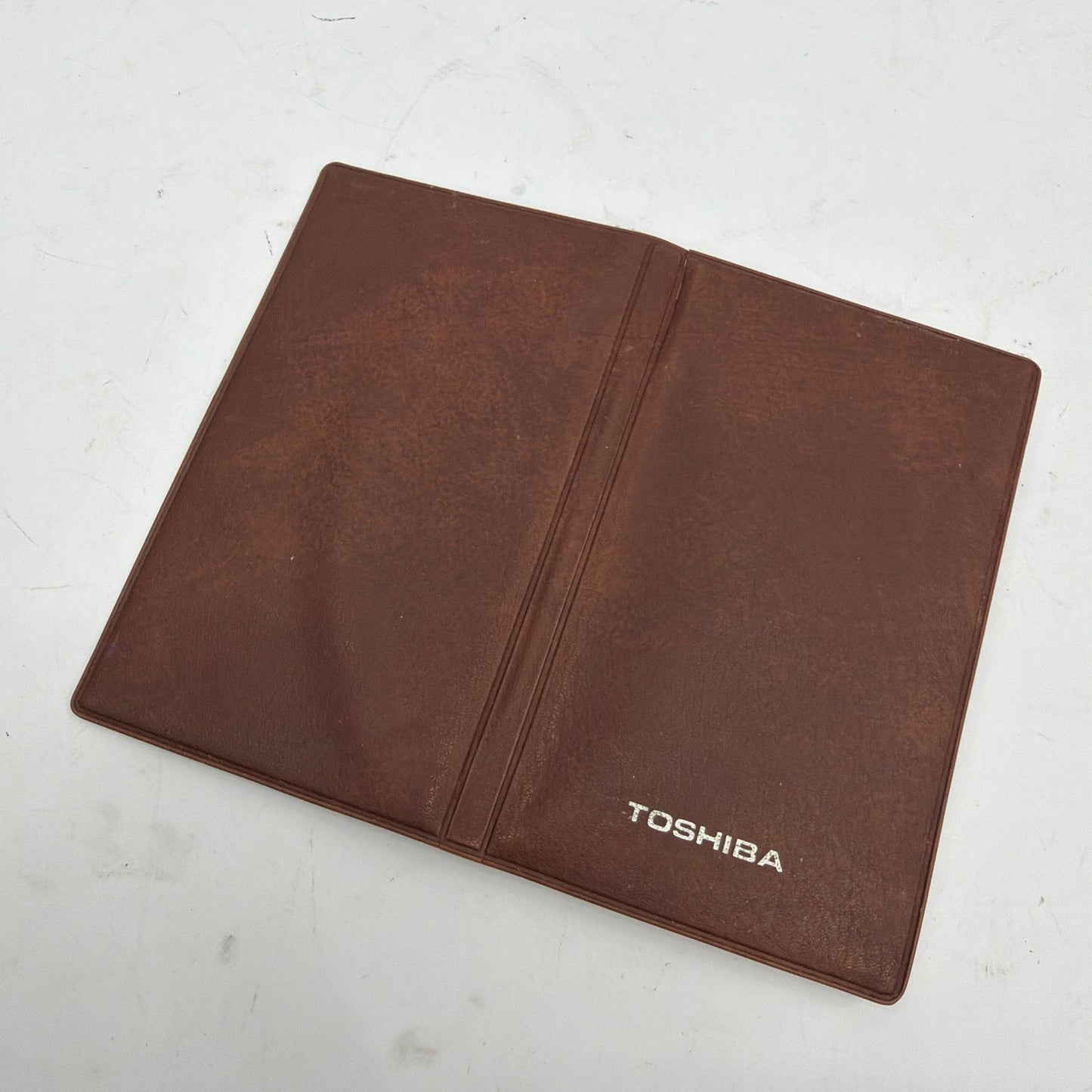 Toshiba LC-847 Solar Liquid Crystal Pocket Calculator With Brown Case Tested