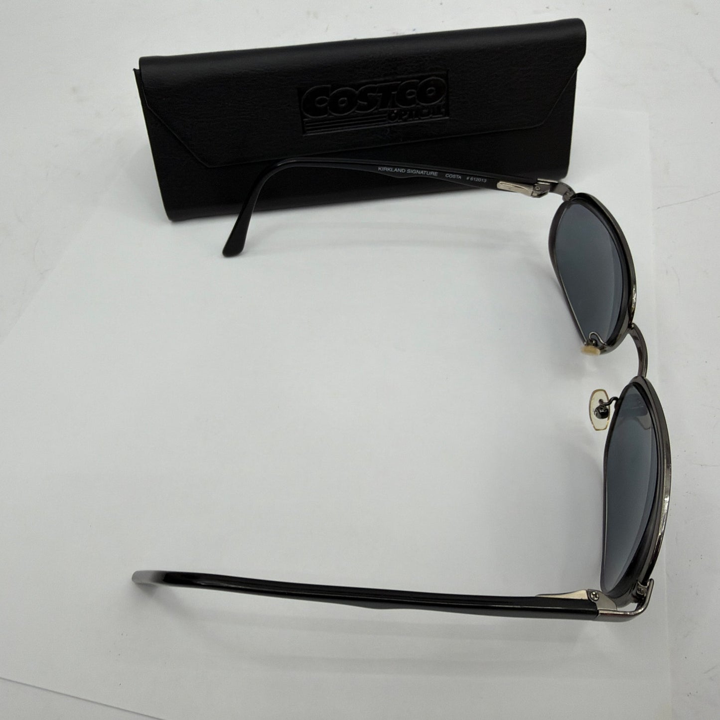 Kirkland Signature Costa 612013 Sunglasses Frame Silver Black With Costco Case
