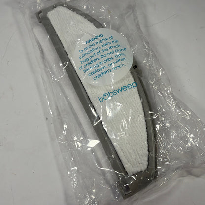 bObsweep 8" Microfiber Mop Pad Attachment Replacement Gray/White