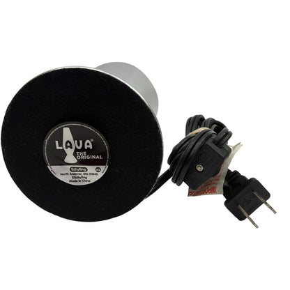 Lava The Original Schylling Motion & Glitter Lamp Base Only Silver Tested E65440