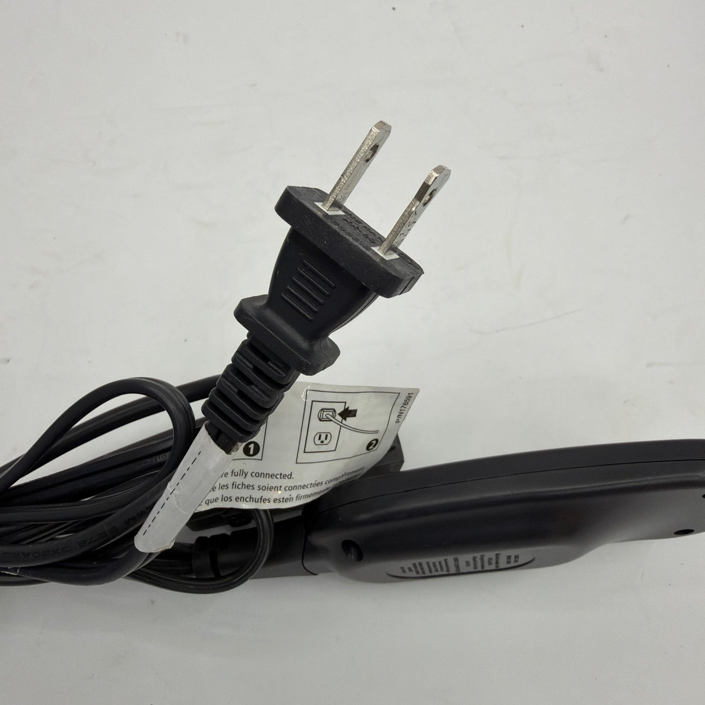 Sunbeam Style AA85 Heated Blanket/Throw Controller Power Cord 3-Prong 120VAC 180