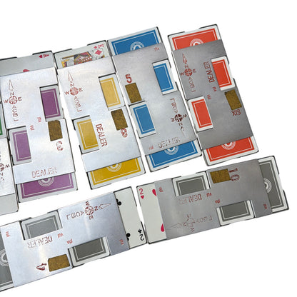 Vintage Duplicate Bridge Tournament Set – 36 Aluminum Boards, 16 Table Cards