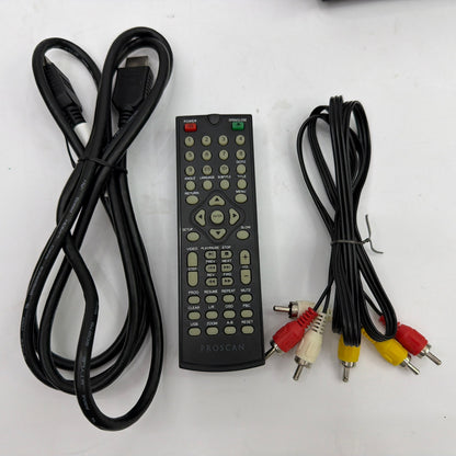 Proscan PDVD6670 DVD Player with HDMI USB Remote Power Cord and AV Cables