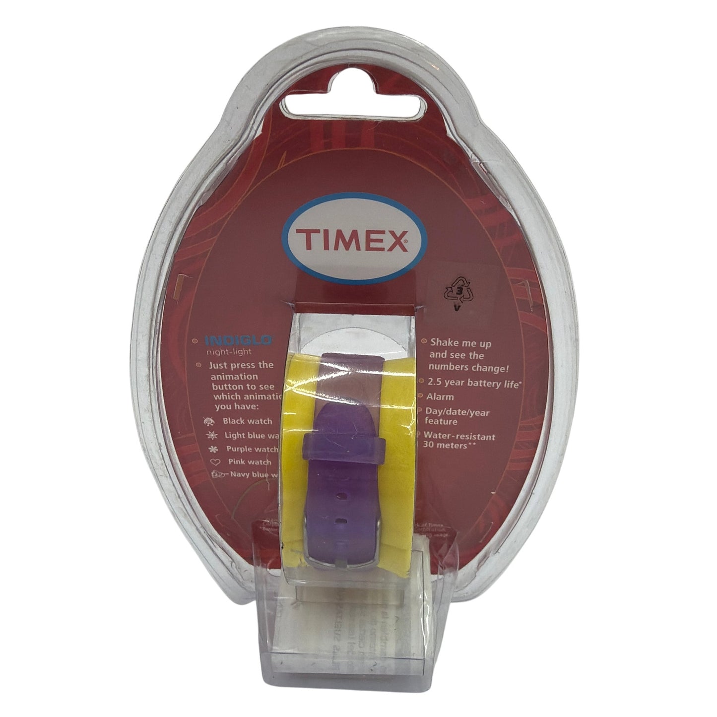 Timex Kids Digital Indiglo Animated Characters Watch T79141 Purple NIB