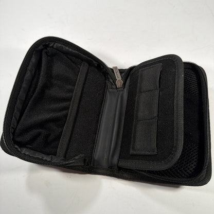 Nintendo DS Black Zipper Carrying Case Pouch 6 x 4 x 2 in
