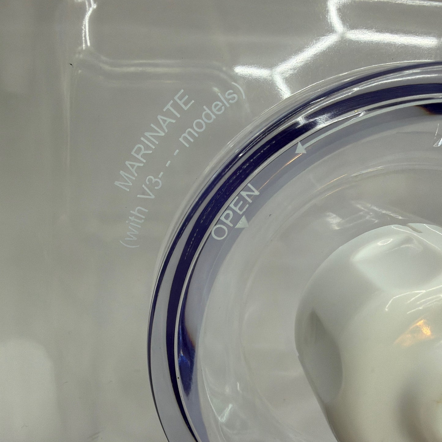 FoodSaver Quick Marinator 2.25 Qt Square Canister Replacement Lid Only