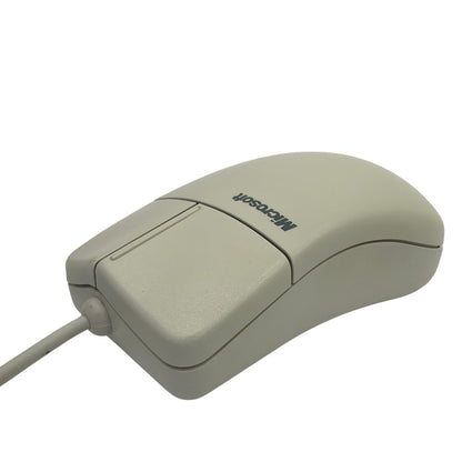 Microsoft Mouse Port Compatible Mouse 2.1A PS/2 Ball Mouse Beige P/N X03-60999